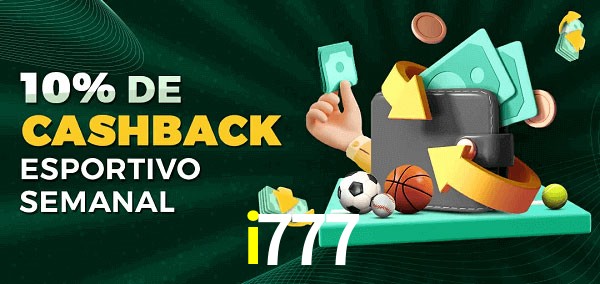 10% de bônus de cashback na i777
