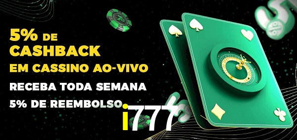 Promoções do cassino ao Vivo i777